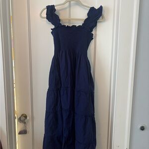 Hill House Midnight Blue Smocked Dress
